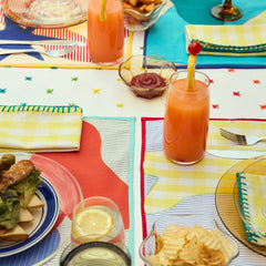 Amarillo Gingham Napkin (Set of 4) by Casa Edel