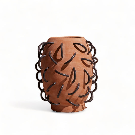 Nada Terracota Vessel by Diego Olivero Studio