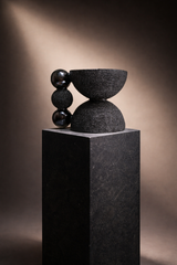 Tres Black Vessel by Marva Studio