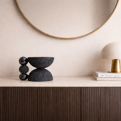 Tres Black Vessel by Marva Studio