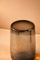 Mario Short Smoke Luster Glass (Set of 4) by MESO