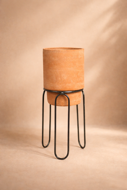 Jaro Tall Terracotta Planter by MESO