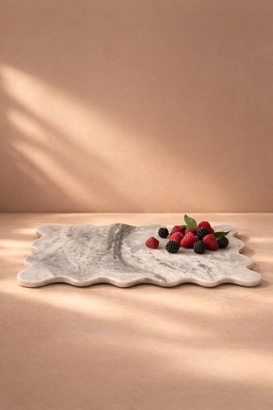 Kora Marble Serving Board by MESO