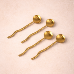 Nadia Spoon Brass (Set of 4) by MESO