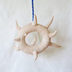 Artefacto LS 43 Wicker Hanging Sculpture by Lørdag & Søndag