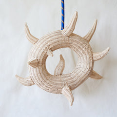 Artefacto LS 43 Wicker Hanging Sculpture by Lørdag & Søndag