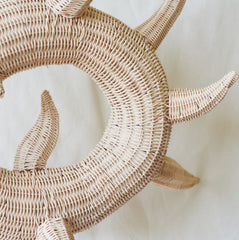 Artefacto LS 43 Wicker Hanging Sculpture by Lørdag & Søndag