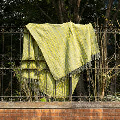 Yellow Wool Blanket by Casa Edel