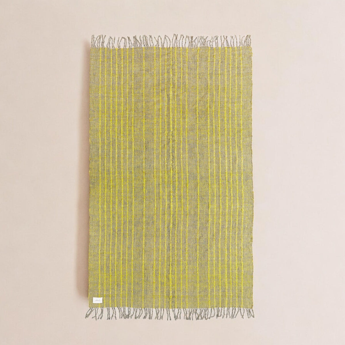 Yellow Wool Blanket by Casa Edel