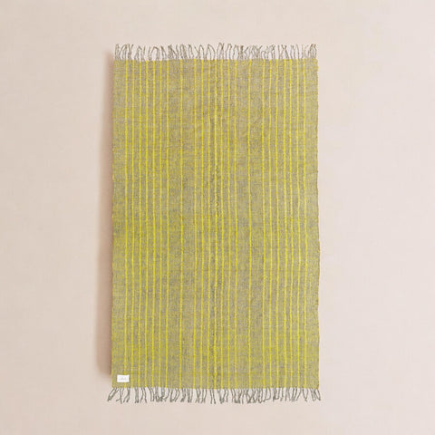 Yellow Wool Blanket by Casa Edel
