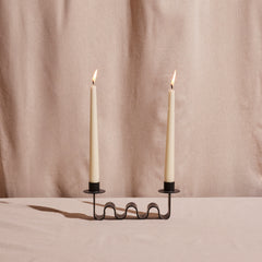Helen Black Candle Holder by MESO