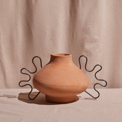 Ines Terracota Vessel by Diego Olivero Studio
