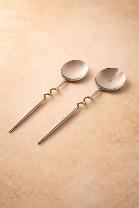 Elisa Silver Servers (Set of 2) by MESO