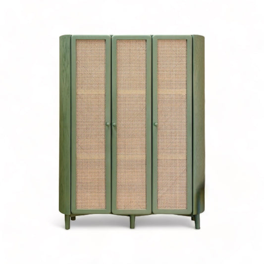 Emilia Tall Cabinet in Olive Green by KAO
