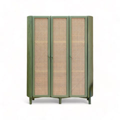 Emilia Tall Cabinet in Olive Green by KAO
