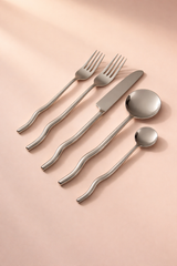 Emma Silver Flatware (Set of 20) by MESO