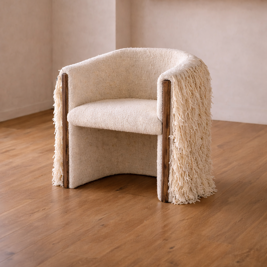 Hilana Wool Chair by Diego Olivero Studio