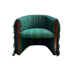 Emerald Hilana Wool Chair by Diego Olivero