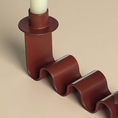 Helen Red Candle Holder by MESO