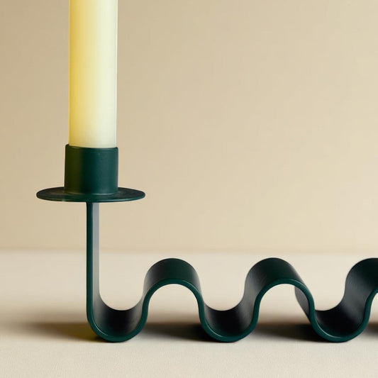 Helen Forest Green Candle Holder by MESO
