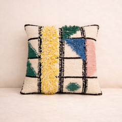 Santa María Wool Pillow Cover by Diego Olivero Studio