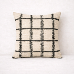 Grid Wool Pillow Cover by Diego Olivero Studio
