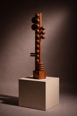 Nunca Wood Sculpture by Diego Olivero Studio