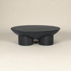 Metate Black Coffee Table by Tu Taller Design