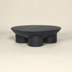 Metate Black Coffee Table by Tu Taller Design