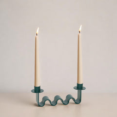 Helen Forest Green Candle Holder by MESO
