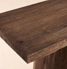 Finch Console Primavera Wood Dark Finish
