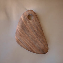 Small Hand-Carved Wooden Board by MESO