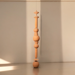 Hanging Terracotta Totem I by Diego Olivero Studio