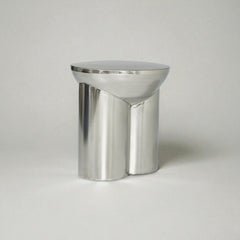 Metate Steel Side Table by Tu Taller Design