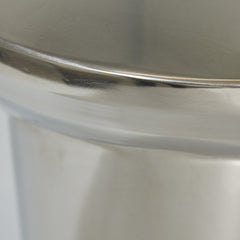 Metate Steel Side Table by Tu Taller Design