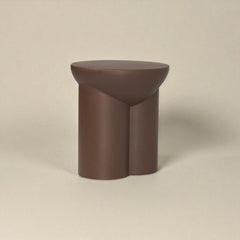 Metate Brown Side Table by Tu Taller Design