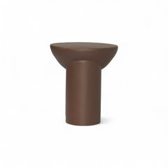 Metate Brown Side Table by Tu Taller Design