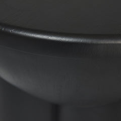 Metate Black Side Table by Tu Taller Design
