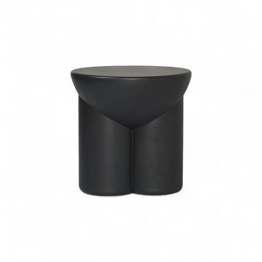 Metate Black Side Table by Tu Taller Design