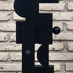 Geometrico Wooden Floor Sculpture by Diego Olivero Studio