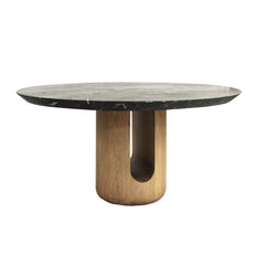 Antaro Black Marble Dining Table by KAO