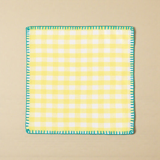 Amarillo Gingham Napkin (Set of 4) by Casa Edel