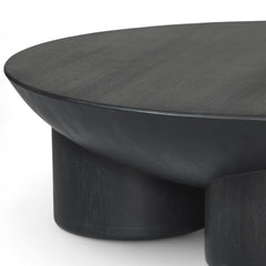 Metate Black Coffee Table by Tu Taller Design