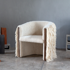 Hilana Wool Chair by Diego Olivero Studio