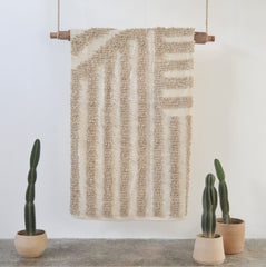 Linear I Wool Rug by Diego Olivero Studio