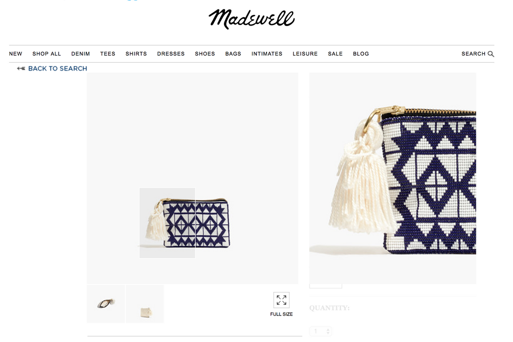 Beaded Products Now Available at @ madewell x mesogoods