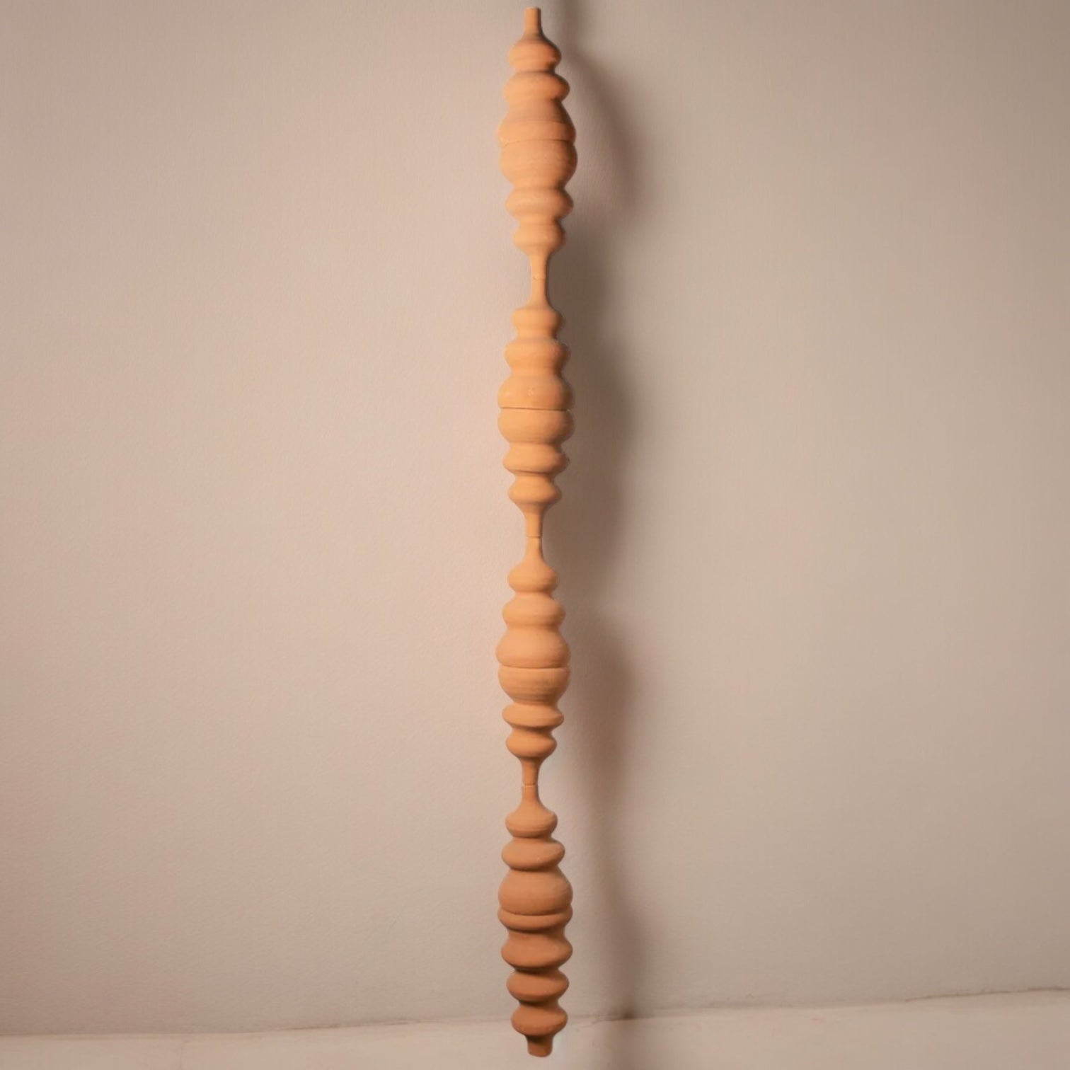 Hanging Terracotta Totem IV by Diego Olivero Studio