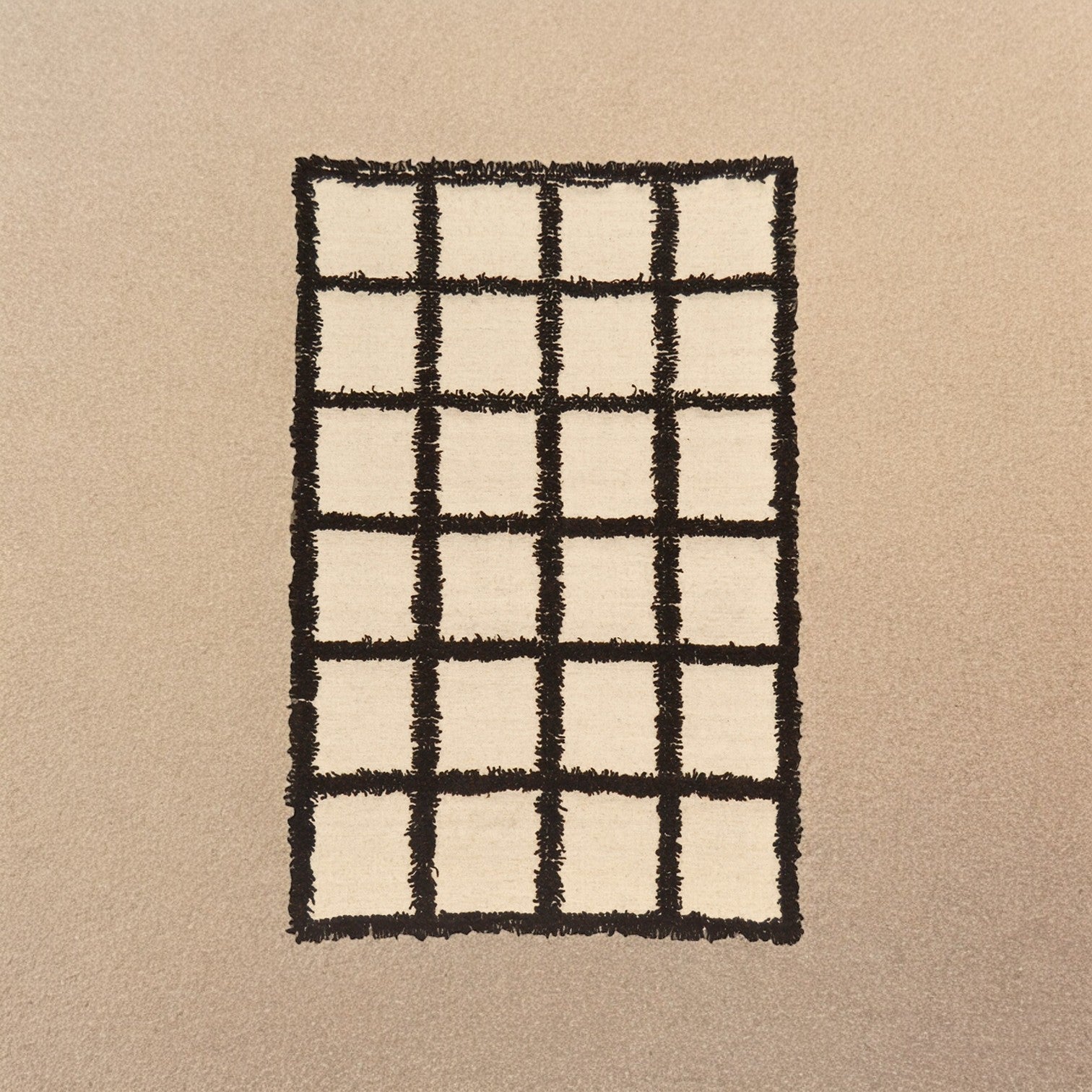 Grid Wool Rug by Diego Olivero Studio