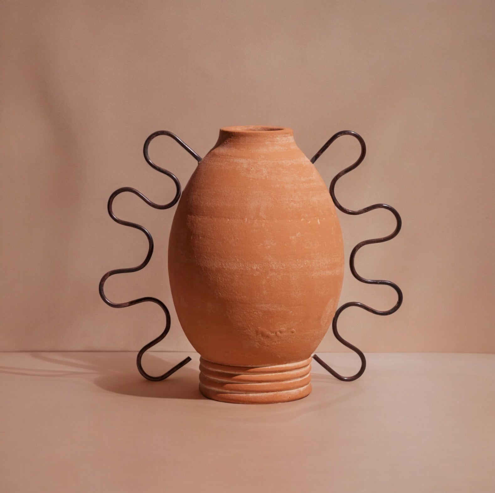 Aman Terracota Vessel by Diego Olivero Studio