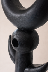 Artefacto Wood Pich Floor Sculpture by Lørdag & Søndag